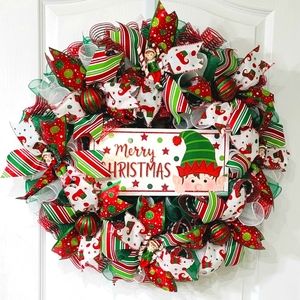 Elf Christmas Wreath